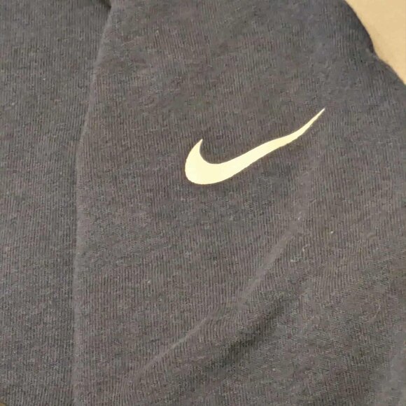 Nike Denver Broncos Sweat Shirt Mens Medium Blue w/ Orange Accents Cowl Neck - Picture 6 of 12